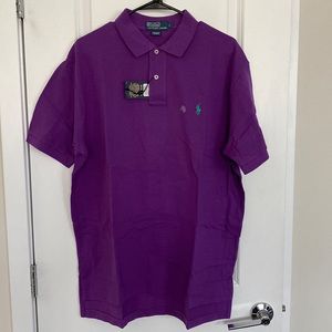 NWT - Polo by Ralph Lauren - Paloma Purple - Mens Large Polo Shirt - Standar…